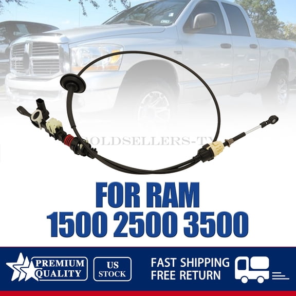NEW For Ram 1500 2500 3500 Auto Transmission 46RE 47RE 48RE Shift Control Cable
