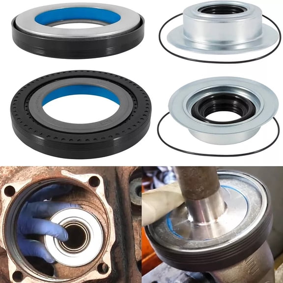 NEW Front Axle Vaccum Seal & Dust Seals Kit /Hub O-Ring for Ford F450 F350