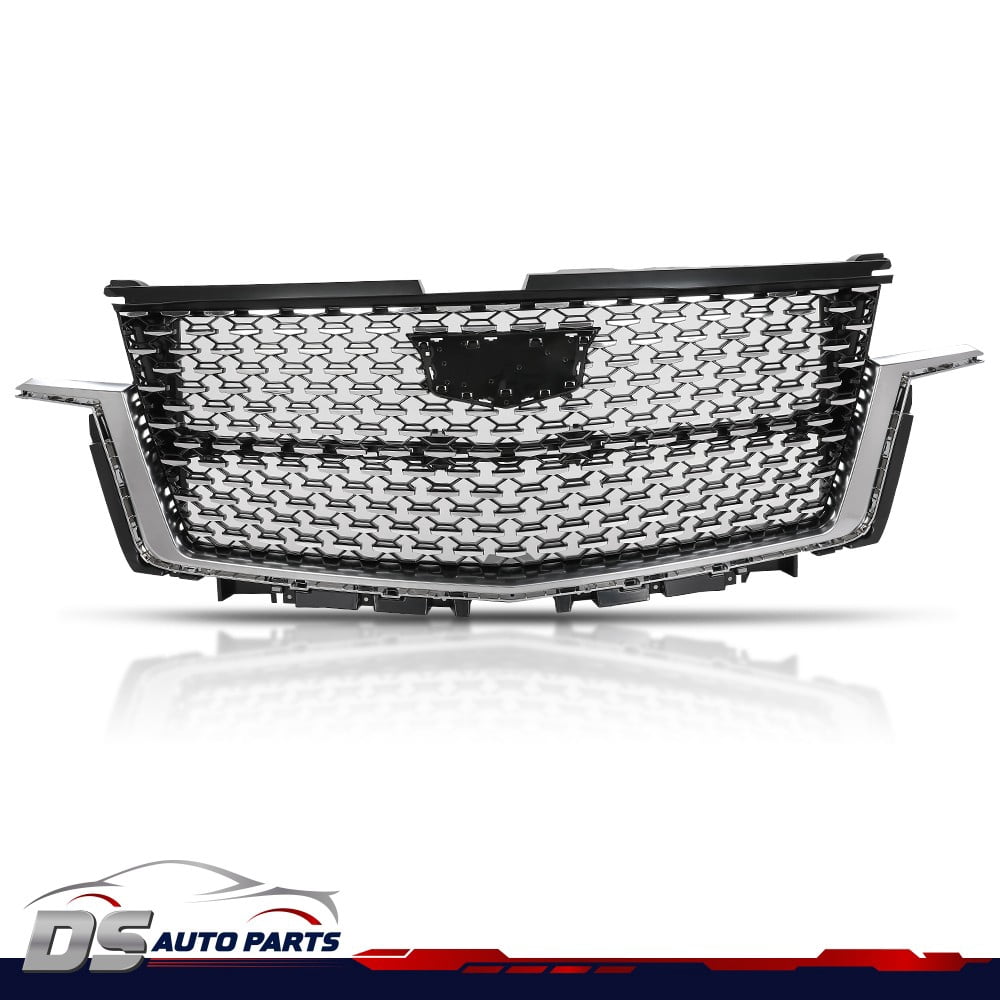 NEW Front Bumper Grille Fit For 2021 2022 2023 Cadillac Escalade Chrome ...