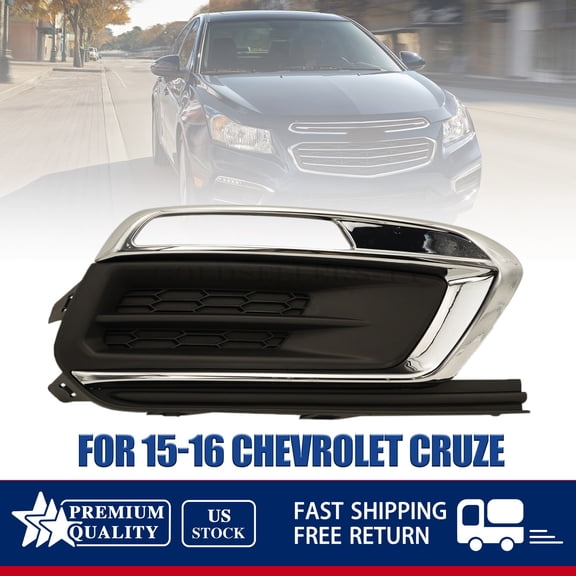 NEW Front Bumper Insert Passenger Side For 15-16 Chevrolet Cruze US