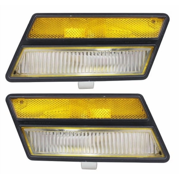 NEW Front Side Marker Light PAIR / For 1980-1982 C3 Corvette Stingray / A5730