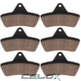 thumbnail image 1 of NEW Front and Rear Brake Pads for Arctic Cat 250 2X4 4X4 1999 2000-2004 / 0402-882, 1 of 1