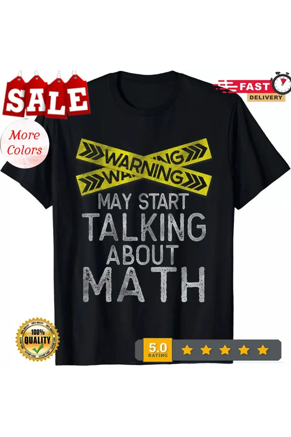 NEW/Funny Math Lover, Math Humor, Sarcastic Math, Nerdy Math Gift Unisex T-Shir