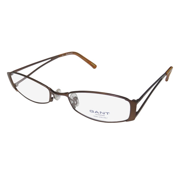 NEW GANT GW JANI WOMENS/LADIES DESIGNER FULL-RIM BROWN FASHIONABLE MODERN VISION CARE FRAME DEMO LENSES 51-18-135 EYEGLASSES/EYE GLASSES