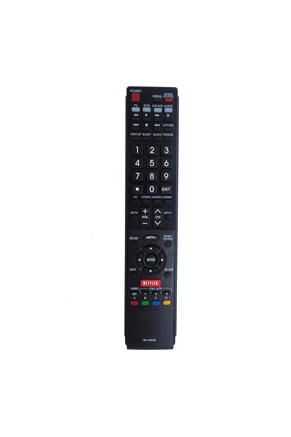 NEW GB118WJSA Remote Control for Sharp AQUOS TV LC-70EQ10U GA890WJSA LC-43LE653U