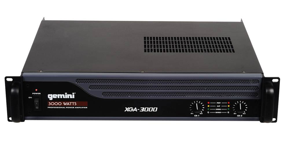NEW GEMINI XGA-3000 Pro Audio DJ/PA 3000W System Power Amplifier Stereo/Mono Amp - image 1 of 5