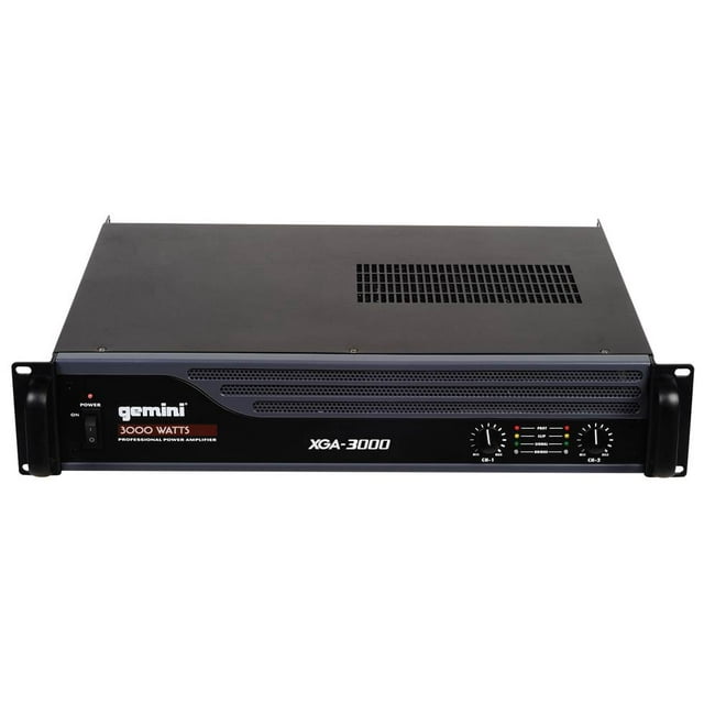 NEW GEMINI XGA-3000 Pro Audio DJ/PA 3000W System Power Amplifier Stereo/Mono Amp