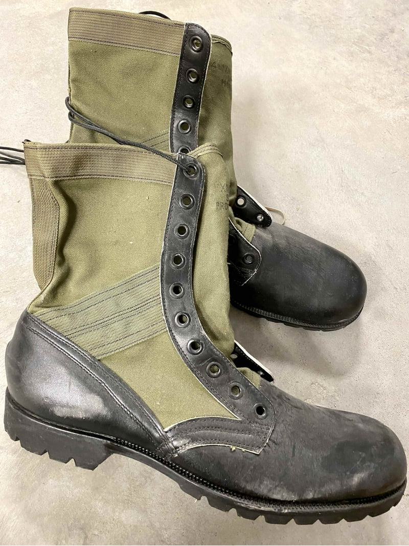 靴 fromjungle NEW GENESCO VINTAGE 1968 US ARMY VIETNAM WAR ERA JUNGLE BOOTS
