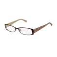 thumbnail image 1 of NEW GHOST DAISY WOMENS/LADIES DESIGNER FULL-RIM BROWN / MULTICOLOR FLORAL PATTERN FLOWER PATTERN SIMPLE & ELEGANT FRAME DEMO LENSES 52-16-0 EYEGLASSES/SPECTACLES, 1 of 9
