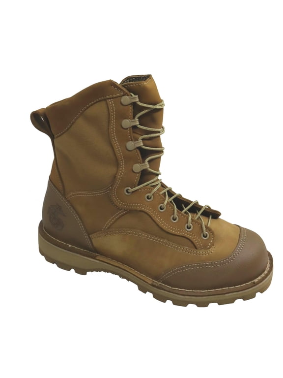 NEW GI USMC Danner Cold Weather RAT Boot—Sloped Collar, Mojave/Brown Made in USA