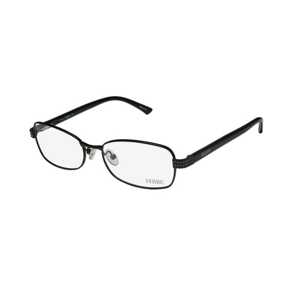 NEW GIANFRANCO FERRE 32201 WOMENS/LADIES DESIGNER FULL-RIM BLACK FANCY WITH RHINESTONES FRAME DEMO LENSES 54-17-130 EYEGLASSES/SPECTACLES