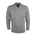 thumbnail image 1 of NEW GUAYABERA MEN MEXICAN CUBAN BARTENDER WEDDING LONG SLEEVE CASUAL DRESS SHIRT (L, Gray), 1 of 1