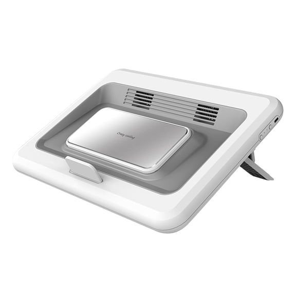 NEW Gaming Laptop Cooler with 2 Cooling Silent Fans Rapid Cooling of Semiconductors Ad y10098