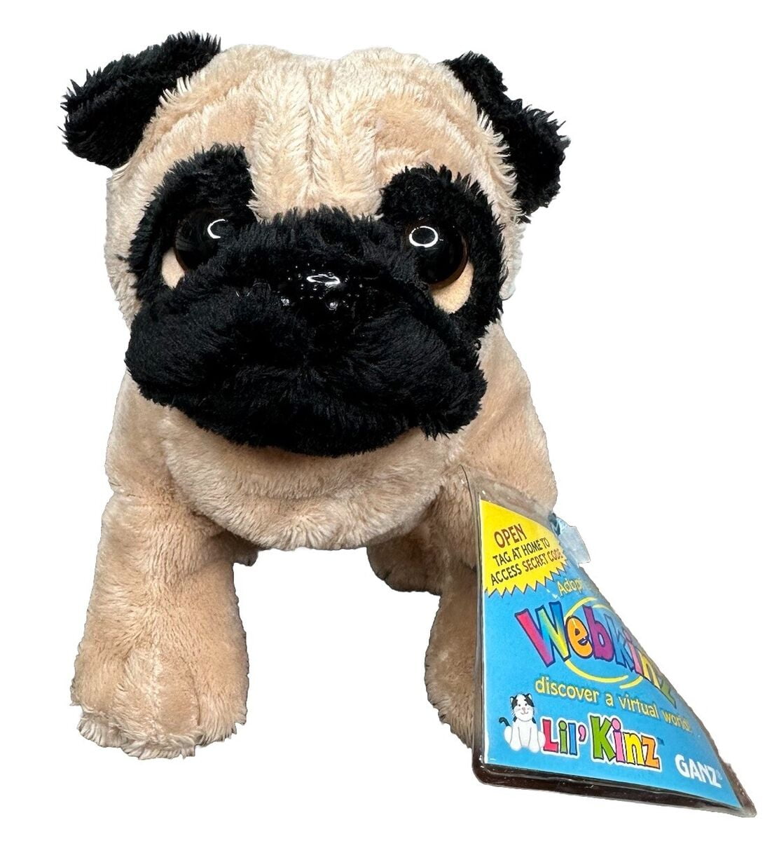 NEW Ganz Webkinz Lil' Kinz - PUG the Dog ( New With New