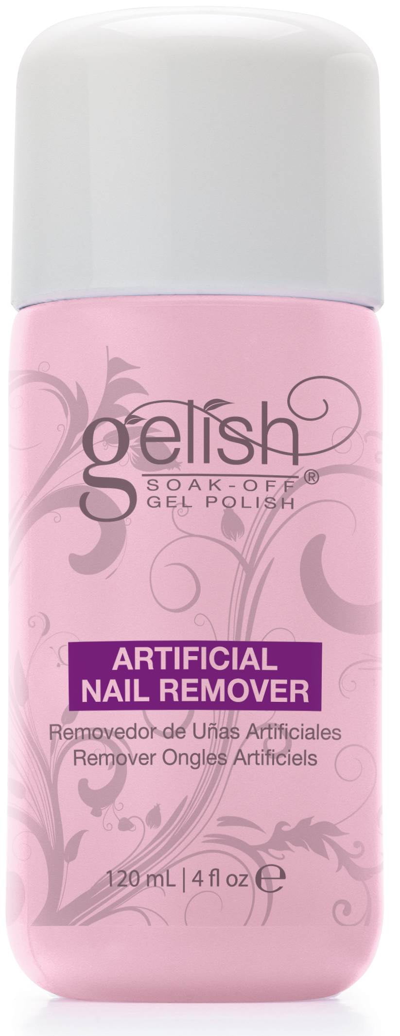 NEW Gelish Artificial Color Soak Off Gel Nail Polish Remover 120mL (4 fl oz)