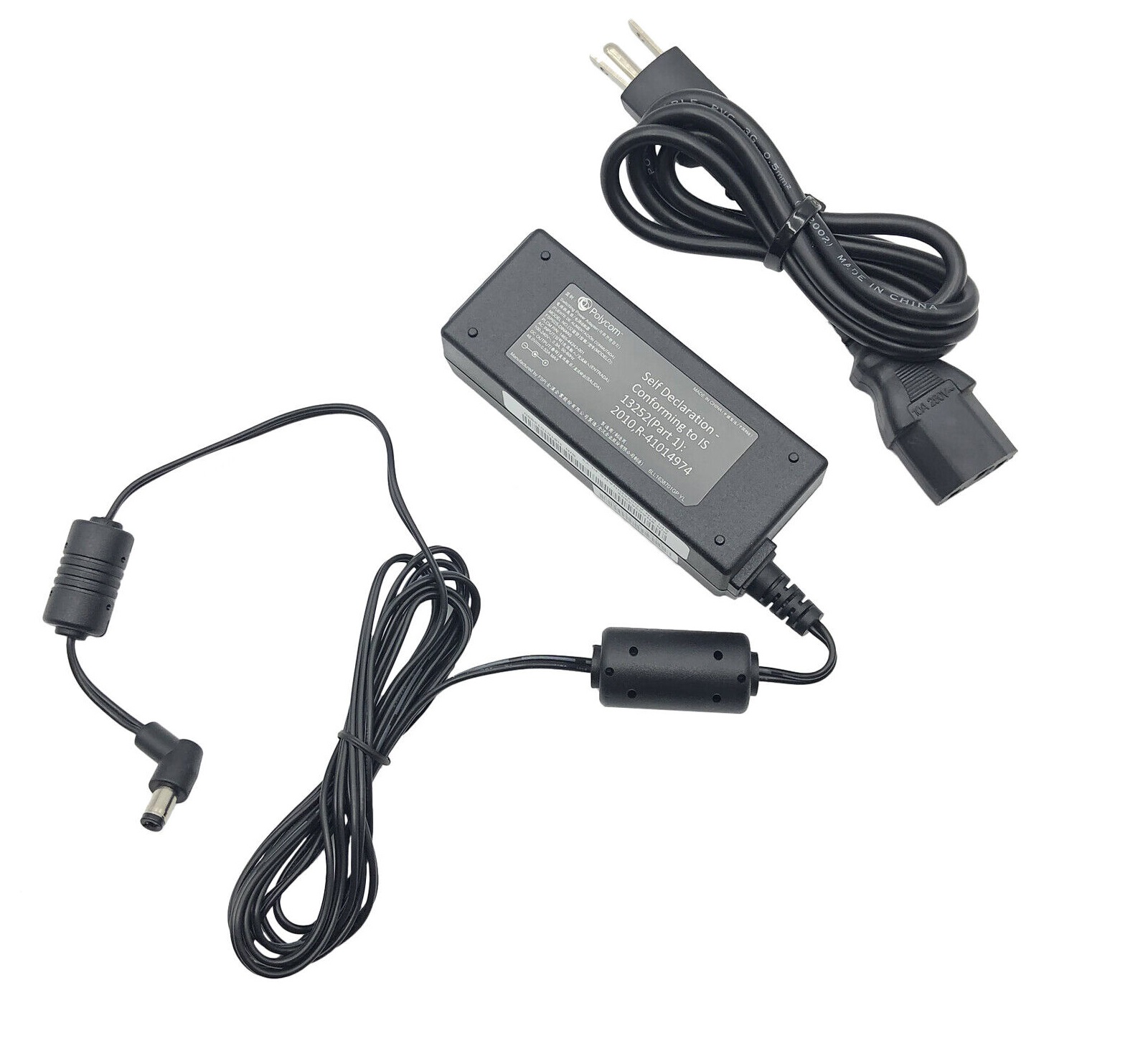 Polycom Power Adapter NEW Genuine Polycom FSP025-DINANS Power Supply Adapter 48V 0.52A for ...