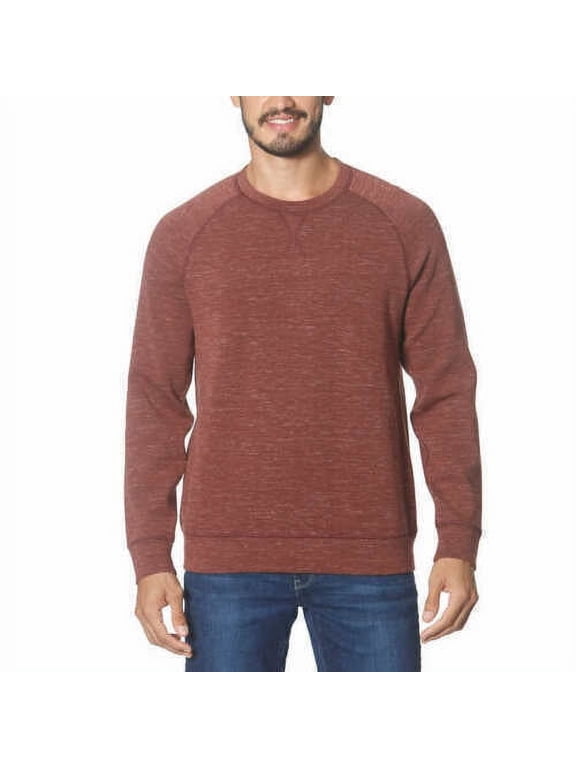 NEW!!! Gerry Men's Long Sleeve Crew Neck Stretch Pullover Sweatshirt & Medium