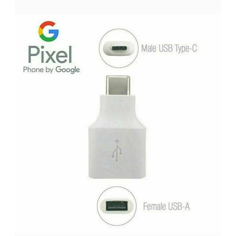 NEW Google Type C Adapter to USB for Phones Tablets Laptops MacBooks