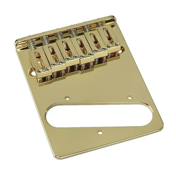 NEW - Gotoh GTC202 Modern Brass Bridge For Fender Tele - GOLD