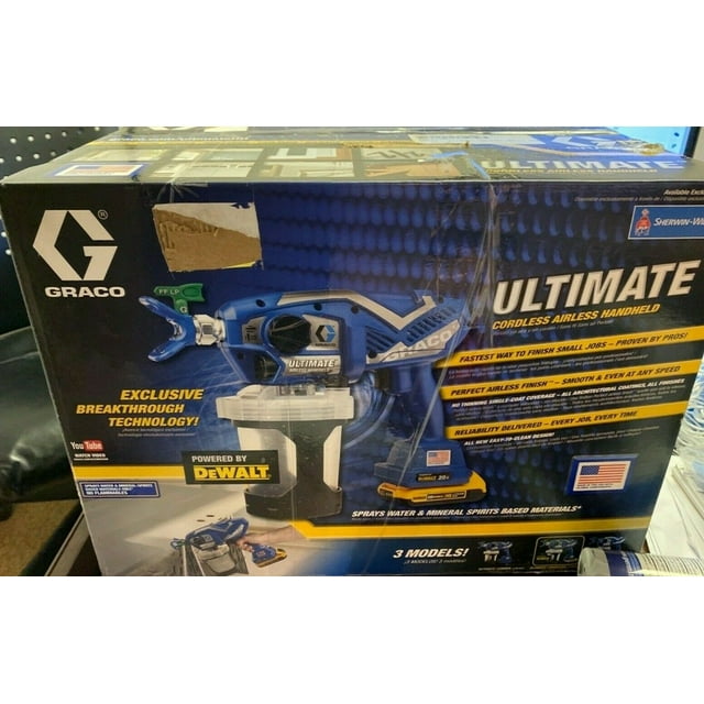 NEW Graco Ultimate Cordless Handheld Airless Sprayer 17N164 with Spray