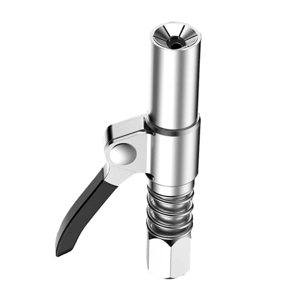 NEW Grease Gun Coupler, locks on, doesn't leak, rated over 10,000 PSI