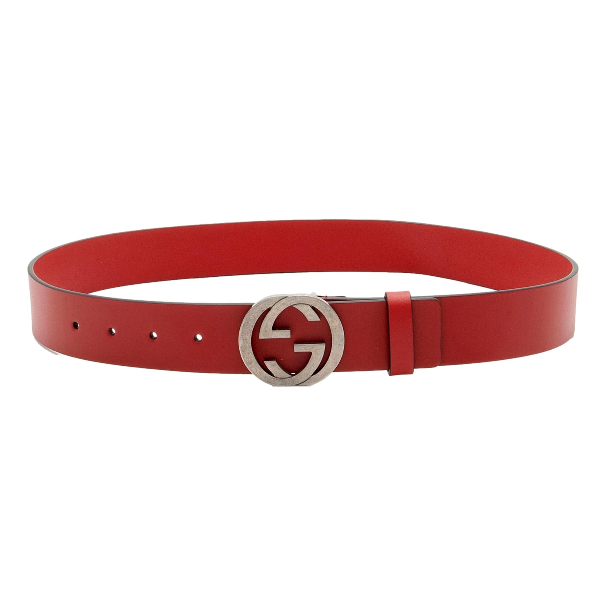 Silver Gucci Belt