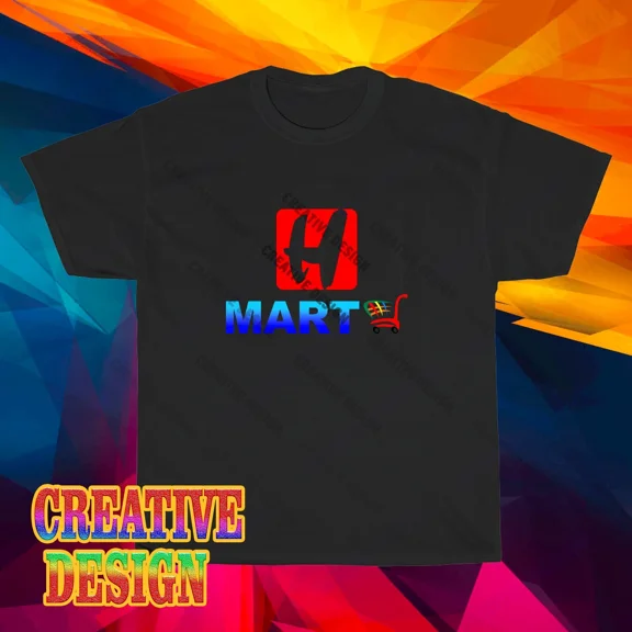 NEW! H Mart Supermarket Logo Long Sleeve T-Shirt Funny Size S to 5XL