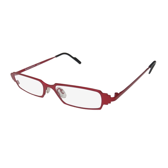 NEW HARRY LARY'S ENZY MENS/WOMENS DESIGNER FULL-RIM RED COLORFUL AVANT-GARDE DESIGN FRAME DEMO LENSES 44-0-0 EYEGLASSES/SPECTACLES