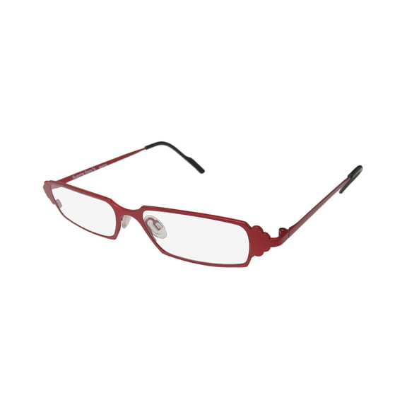 NEW HARRY LARY'S FERRARY WOMENS/LADIES DESIGNER FULL-RIM CRIMSON SIMPLE MADE IN FRANCE FRAME DEMO LENSES 48-0-0 EYEGLASSES/EYEGLASS FRAME