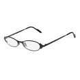 thumbnail image 1 of NEW HARRY LARY'S TWIGGY WOMENS/LADIES DESIGNER FULL-RIM BLACK FABULOUS METALLIC ARMS FRAME DEMO LENSES 46-0-0 EYEGLASSES/SPECTACLES, 1 of 9