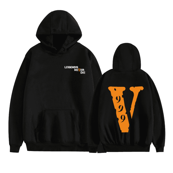 NEW HOT Juice WRLD 999 Unisex Black Hoodie Hip Hop Casual Pullover Hooded Sweatshirts