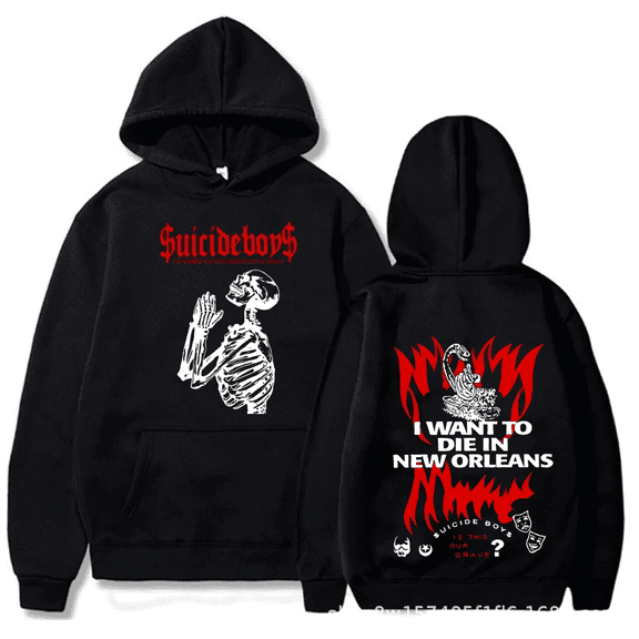 NEW HOT Rapper Suicideboys boys 59 Merch Hoodie Streetwear Hip Hop Y2k Pullovers Hooded Sweatshirts