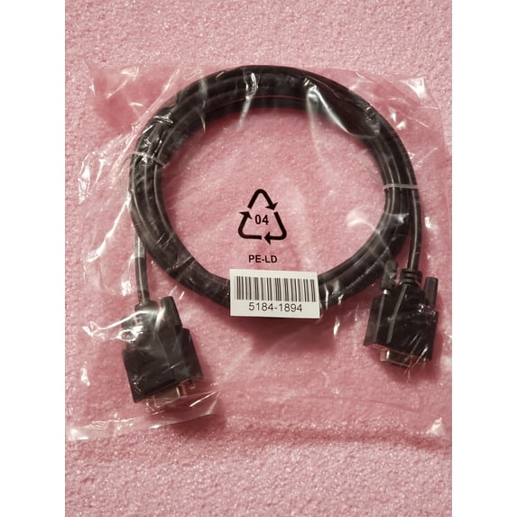 NEW HP 5184-1894 DB9 to DB9 Serial Console Cable - ProCurve Series (8ft)
