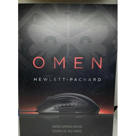 NEW HP Omen X9000 Elite Precision USB Mouse For Gaming Computer 8200 DPI 150 IPS