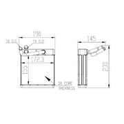 NEW HVAC HEATER CORE FRONT IS COMPATIBLE WITH CHEVROLET 82-92 CAMARO 9010175 HT 399083C GM9083 9010175 GM9083