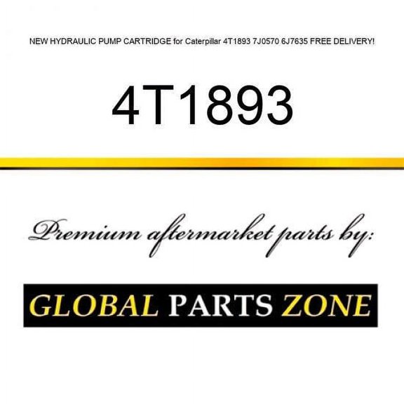 NEW HYDRAULIC PUMP CARTRIDGE for Caterpillar 4T1893 7J0570 6J7635 FREE DELIVERY!