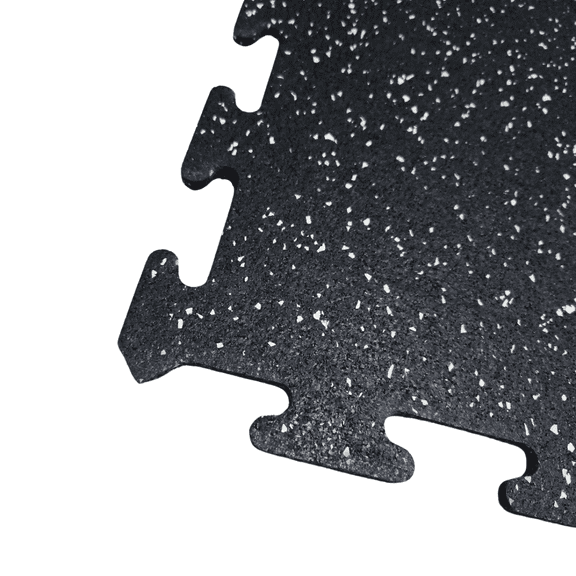 NEW Hammer Clad 1/2" Premium Rubber Floor Tiles and Gym Tile Flooring Interlock