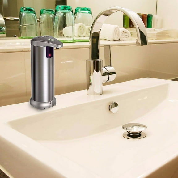 NEW Hands Free Touchless Stainless Steel Automatic Soap Dispenser Motion Sensor