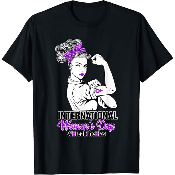NEW!!! Happy Women's Day 8 March , International Womens Day T-Shirt
