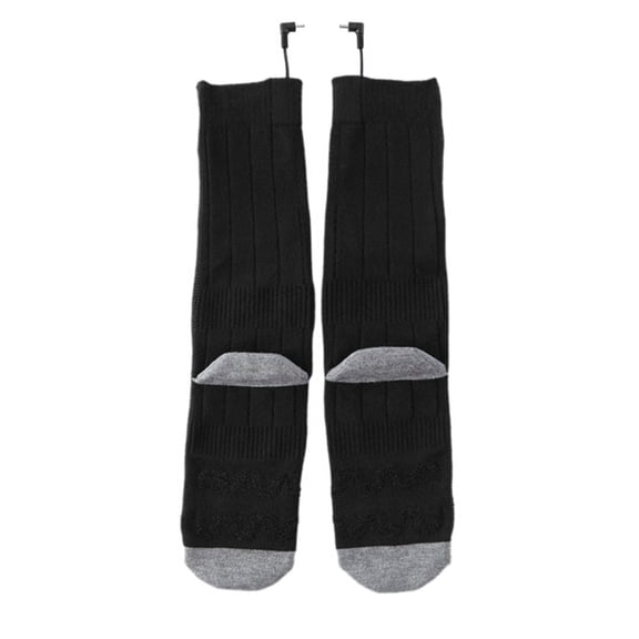 Heateds for Men and Women, Long-Lasting Heated Thermal Socks Camping, Hikings, Fishing, Skiing Huntings Black