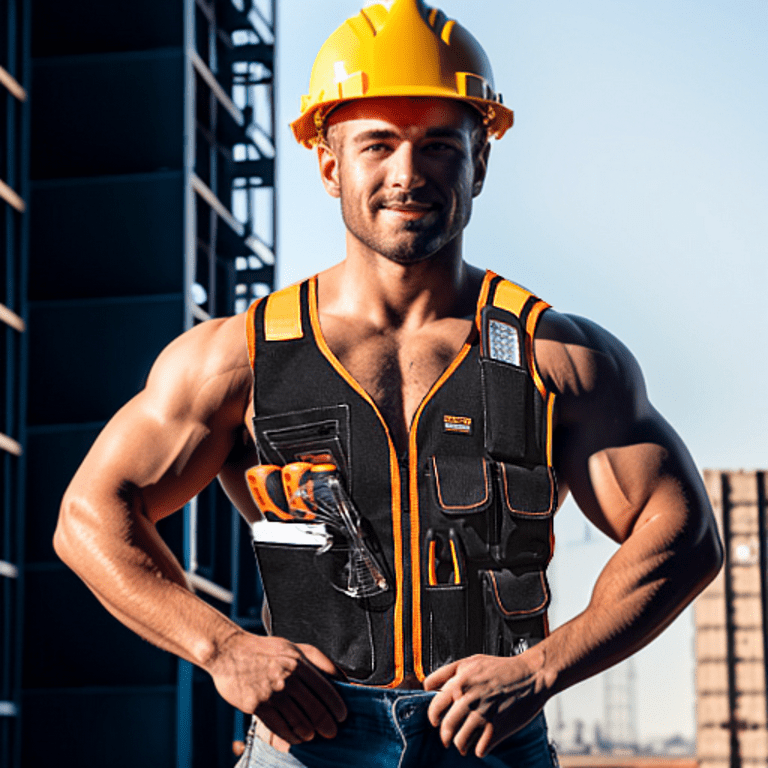 NEW High Quality Oxford Cloth Tool Vest with Adjustable Straps Waist Bag Tool Vest Work Vest for Carpenters Electricians Men NEW High Quality Oxford Cloth Tool Vest with Adjustable Straps Waist Bag Tool Vest Work Vest for Carpenters Electricians Men