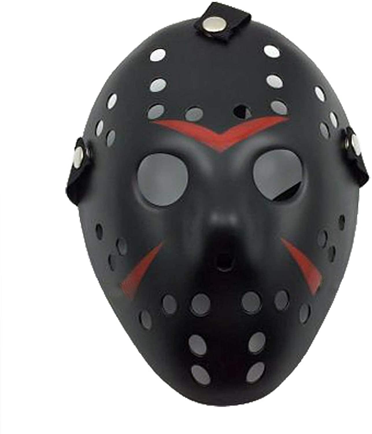 revidere øje svært NEW Hockey Mask Face Mask Jason Mask Black Mask Scary Mask - Walmart.com