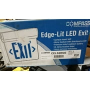 NEW Hubbell Lighting COMPASS EDGE-LIT LED Exit Sign CELS2RNE