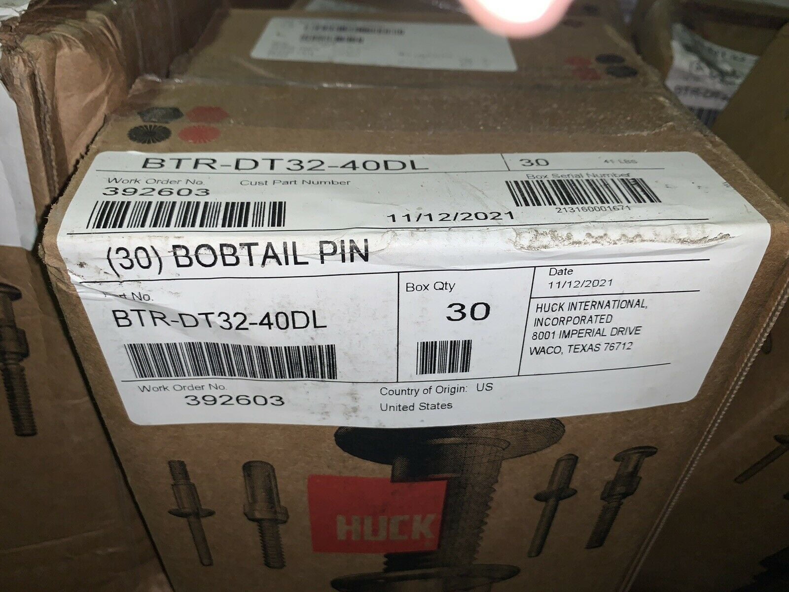 NEW-Huck-Bobtail-Pin-BTR-DT32-