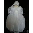 thumbnail image 1 of NEW INFANT GIRL & TODDLER CHRISTENING BAPTISM FORMAL DRESS, CAPE, HAT 18-30 M, 1 of 7