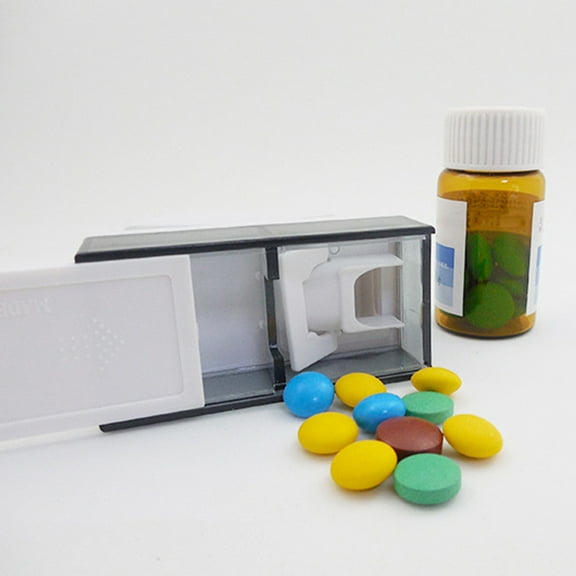 NEW! In Stock! Pill Cutter Dusknt Dispenser Cutter Seal-Shaped Creative Tools & Home Improvement