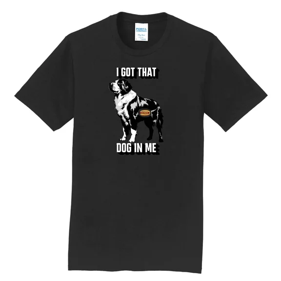 NEW Infusion Lifestyle I Got That Dog in Me Black Graphic T-Shirt Sizes S-4XL