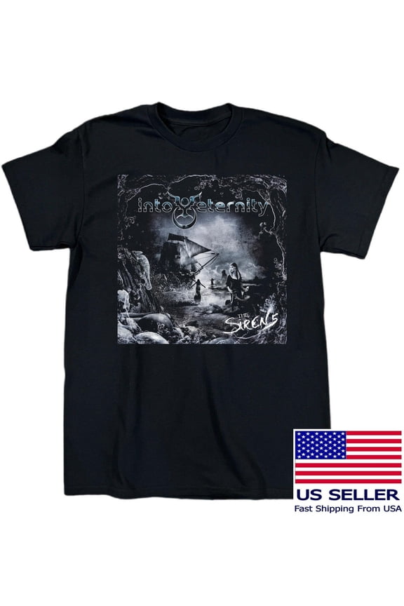 NEW Into Eternity – The Sirens Album Heavy Cotton Black S-5XL T Shirt MC657