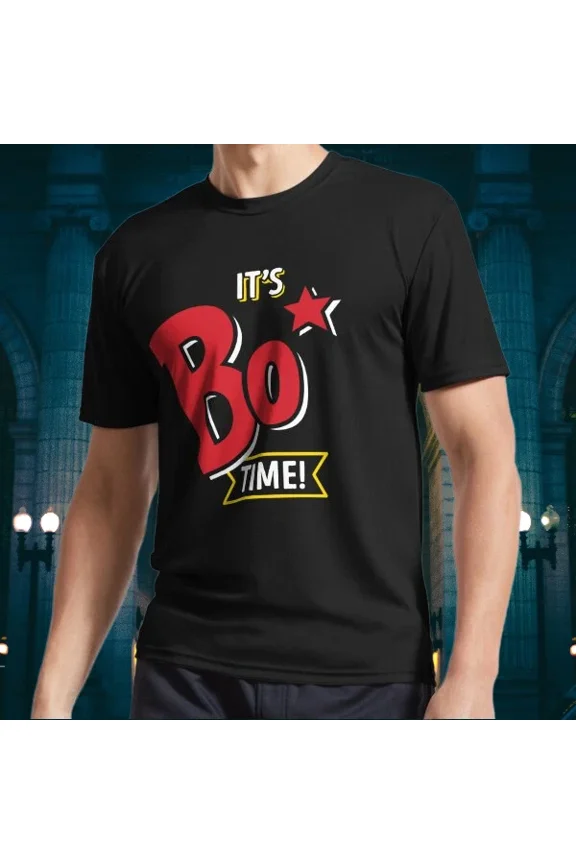 NEW! It's Bo Time! - Bojangles Logo Long Sleeve T-Shirt Funny Size S to 5XL