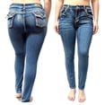 thumbnail image 1 of NEW JACK DAVID WOMEN'S PLUS SIZE Stretch premium denim jeans Skinny PANTS (N595), 1 of 8